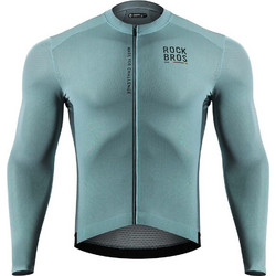 Rockbros Road To Sky men's Cycling Jersey Long Sleeve L - gray-Blue 5907769392498 - (15120015018)