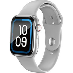 Έξυπνο ρολόι smartwatch 249-0296 με οθόνη αφής 1.83" Bluetooth 5.0, μετρητή βημάτων και ειδοποιήσεις σε ασημί χρώμα - 249-0296