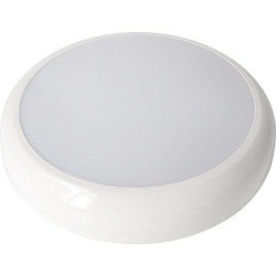 Led πλαφονιέρα οροφής ACA Lighting CORDIN 8/14/16W 5CCT IP65 O316x74mm λευκή - COD1468CCTW