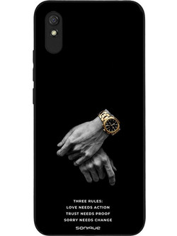 Sonique Men's Edition Θήκη με Σχέδιο «Three Rules» (Xiaomi Redmi 9A / Redmi 9AT)