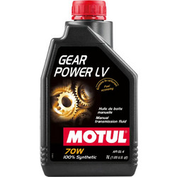 Motul Gear Power LV 100% Synthetic 70w Λάδι Χειροκίνητου Κιβωτίου API GL-4 1L