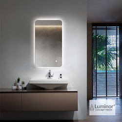 Καθρέφτης Μπάνιου Φωτιζόμενος Led Luminor JOY (40x70εκ.)