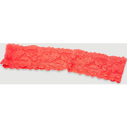 Δαντελωτή Μάσκα Ματιών Τύπου Κορδέλα Lace Blindfold Ribbon Mask - Κόκκινο