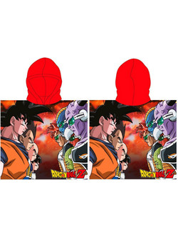 Dragon Ball Z microfibre poncho towel