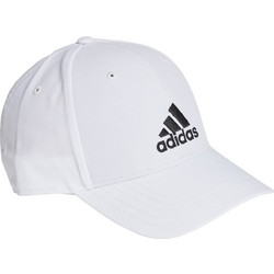 Adidas Lightweight Embroidered Baseball Καπέλο Jockey Υφασμάτινο Λευκό GM6260
