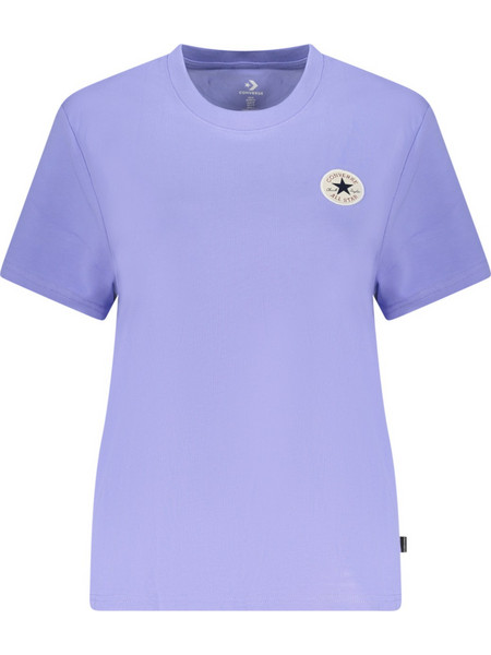 CONVERSE WOMEN'S SHORT-SLEEVE T-SHIRT PURPLE Μοβ
