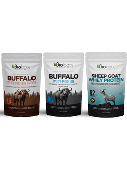 Βιολόγος Τριπλό Σετ Πρωτεΐνης (Buffalo Choco, Buffalo, Αιγοπρόβεια 82%)