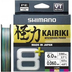 ΝΗΜΑ SHIMANO KAIRIKI 8 PLUS MULTICOLOR 0.16mm 150m