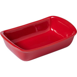 Pyrex Supreme Πυρίμαχο Κεραμικό Ταψί Ορθογώνιο Red 33cm