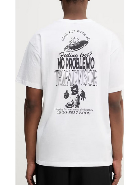 NO PROBLEMO Trip Advisor SS Tee - White
