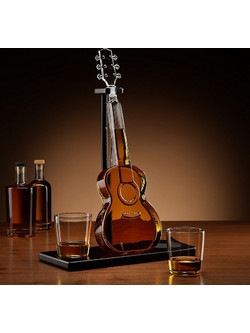 Σετ Καράφα Σε Σχήμα Κιθάρας Με Ποτήρια | Decanter Set Guitar | 126981