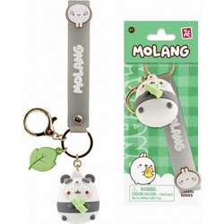 Molang: Animal Costume Series - Panda Molang Μπρελόκ με Βραχιόλι