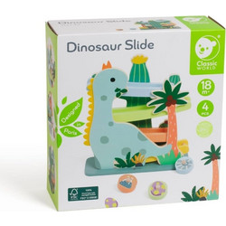 Παιχνίδι Ξύλινο Dinosaur Slide Classic World Toys 18m+