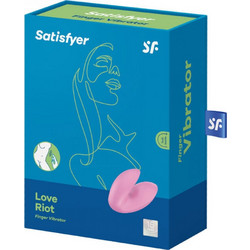 Satisfyer Love Riot Finger Vibrator Δονητής Δακτύλου Ροζ