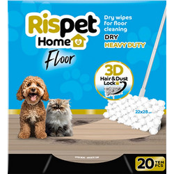 Rispet Heavy Duty 3D Στεγνά Πανάκια Καθαρισμού Πατώματος 20τμχ