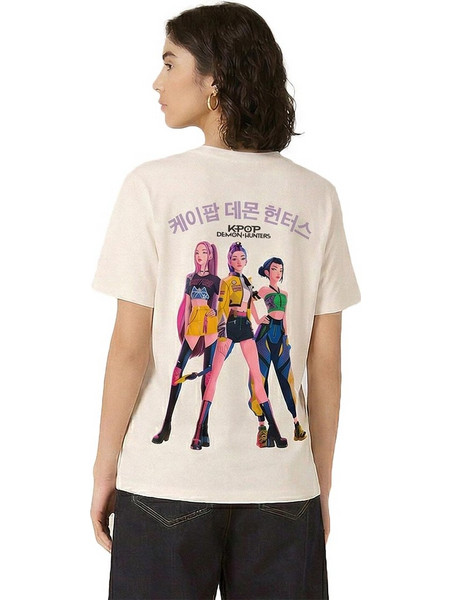 Alcott KPop Demon Hunters T-Shirt Off White TS1160DOAY16-WH2