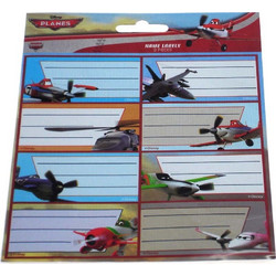 Ετικέτες Τετραδίων 2 Τμχ PLANES (773-22146)