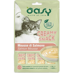 Oasy Cat Creamy Snack Salmon 4x15gr
