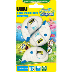 UHU ΤΑΙΝΙΑ ΔΙΟΡΘΩΤΙΚΗ BLISTER 3 ΤΕΜΑΧΙΑ 5mmx6m MINI ΜΠΟΜΠ Ο ΣΦΟΥΓΓΑΡΑΚΗΣ