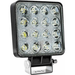 AMiO Τετράγωνος Προβολέας Αυτοκινήτου LED Universal 48W 35cm