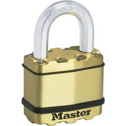 Λουκετο Master Excell Ορειχαλκινο 50X25 Φ9 4 Κλειδιά
