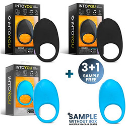 Pack 3+1 Ringo Silicone Vibrating Ring with App