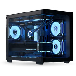 Aerocool P300C Black Mini Tower Κουτί Υπολογιστή με Πλαϊνό Παράθυρο