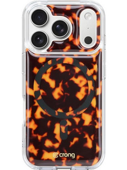 Crong Deluxe Mag Cover - Iphone 17 Pro Magsafe Case (Tortoise) - (CRGDLMIP1763PTOR)
