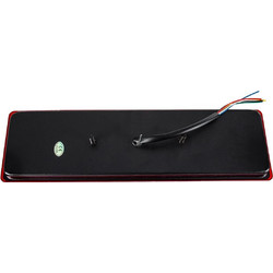GLOBOSTAR(R) TAILIGHT 999-0256 Πίσω Φανάρι Οχημάτων LED 9W 360lm 180 DC 24V Αδιάβροχο IP66 Πορτοκαλί & Κόκκινο & Ψυχρό Λευκό 6000K - Πακέτο 2 Τεμαχίων - Μ46 x Π13 x Υ7cm
