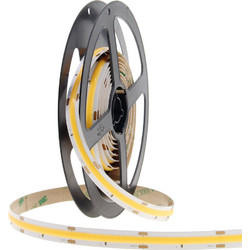 ΤΑΙΝIA COB LED 24V DC IP20 20W/m 640 LED/m ΨΥΧΡΟ 6000K 8mm-(Τιμή μέτρου)