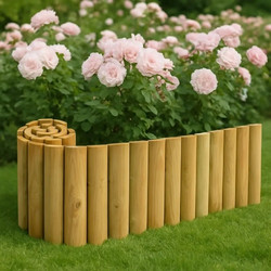Showood Ξύλινος Φράχτης σε Ρολό O4,5 x 20 x 180 εκ