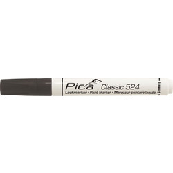 Pica Classic Industrial Paint Marker, 2-4mm bullet tip, black