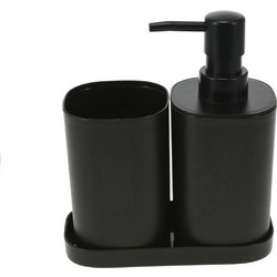 MRShome Σετ Μπάνιου από PP 3 Τεμαχίων Black MRShome DF-0057001