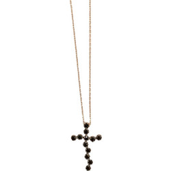 Prince Silvero Γυναικείο Κολιέ Σταυρός από Ασήμι 925 CE-KD085-BR