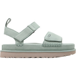 UGG Goldenstar Γυναικεία Σανδάλια Suede Πράσινο Mint 1136783-00V0
