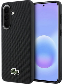 Lacoste Iconic Petit Pique Woven Logo Magsafe Θήκη Κινητού Black (Samsung Galaxy A57)