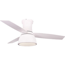 Ανεμιστήρας Οροφής ACA FANRX44041W - 3 Ξύλινα Πτερύγια - LED 22W 2680Lm - AC 35W - 6 Ταχύτητες - 44" - Λευκό Ματ - Τηλεχειριστήριο & Χρονοδιακόπτης
