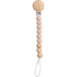 Saro Κλιπ Πιπίλας Σιλικόνης Woody Beige