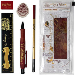 Harry Potter Stationery Pouch Σχολικό Σετ με Θήκη - Blue Sky Studios