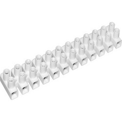 Adeleq Κλέμα Πολυπροπυλενίου 10mm Λευκή (8-010)