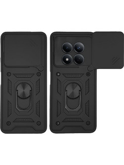 Sonique Ring Armor CamPro Θήκη για Xiaomi Redmi Note 15 Pro 4G Black