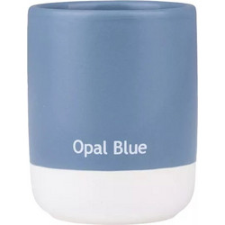 Ποτήρι Μπάνιου Κεραμικό Tone Lab Estia - Opal Blue