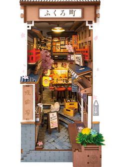 Robotime Rolife Sakura Wine Alley 3D Book Nook DIY 249 Κομμάτια 22.1cm TGB11