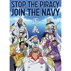 ONE PIECE - Poster Chibi 52x38 - Marine Army