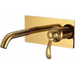 InterCeramic Πληρες Σετ Εντοιχισμου Νιπτηρα SAHARA GOLD ICF 5545311G