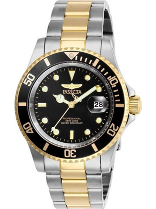 Invicta Pro Diver Ανδρικό Ρολόι με Ασημί Μεταλλικό Μπρασελέ 26973