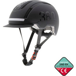 eWheel Covex Κράνος Ποδηλάτου με Led Μαύρο (59-61cm) EW5567