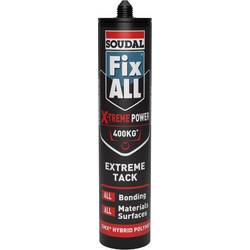 Soudal Fix All High Tack Υγρό Κατασκευαστικής Κόλλας Λευκή 290ml
