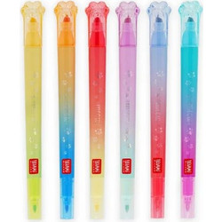 Legami Σετ Μαρκαδόροι Dual Tip Layering Multicolor Meow 6 τεμάχια