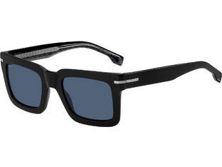 Hugo Boss HG1501/S INA Ανδρικά Γυαλιά Ηλίου Τετράγωνα Κοκάλινα Μαύρα με Μαύρο Polarized Φακό